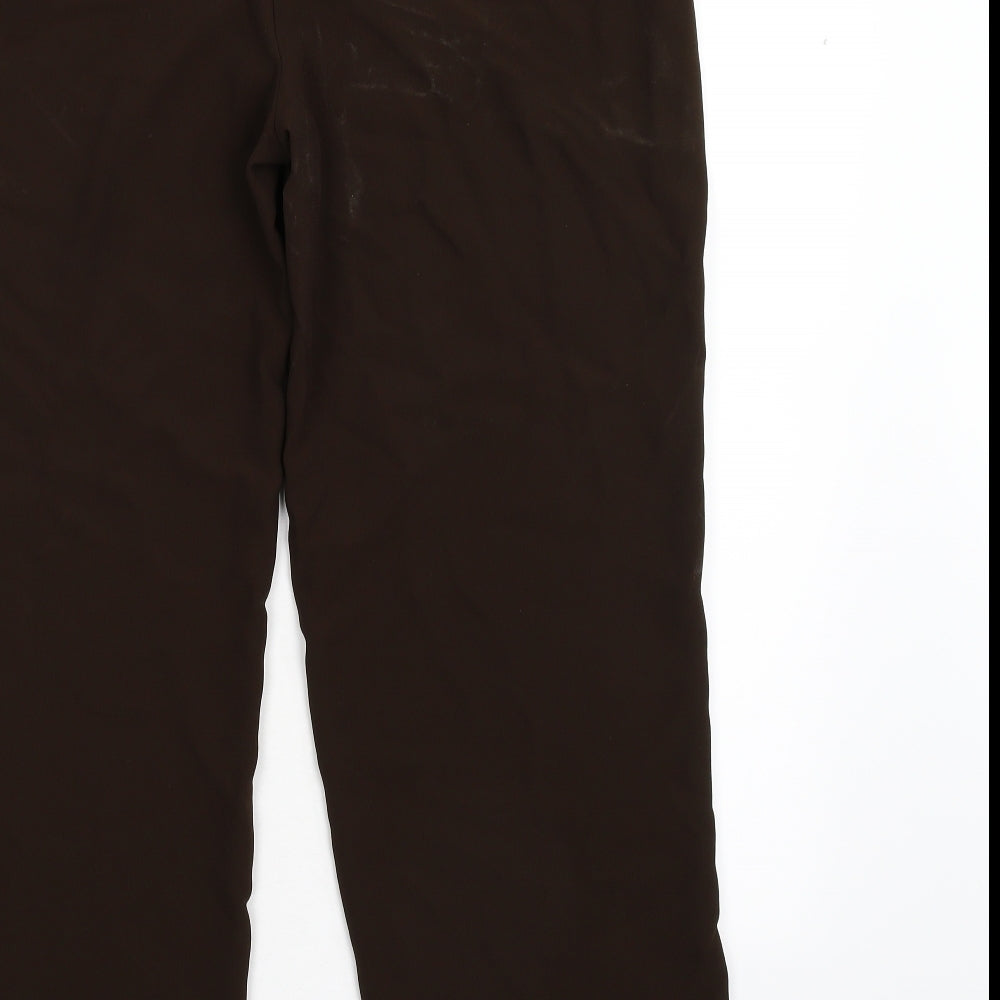 Kirgozler Womens Brown Trousers Size 46 L31 in