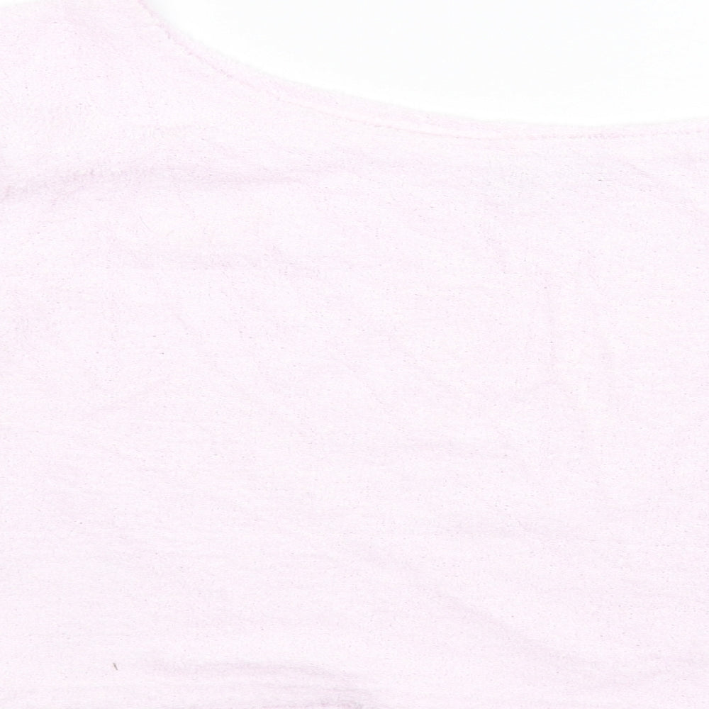 ASOS Womens Pink Fleece Pullover Jumper Size 10