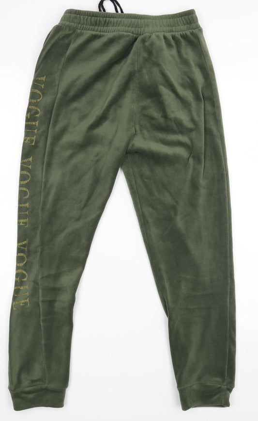 Vogue Womens Green Jogger Trousers L24 in