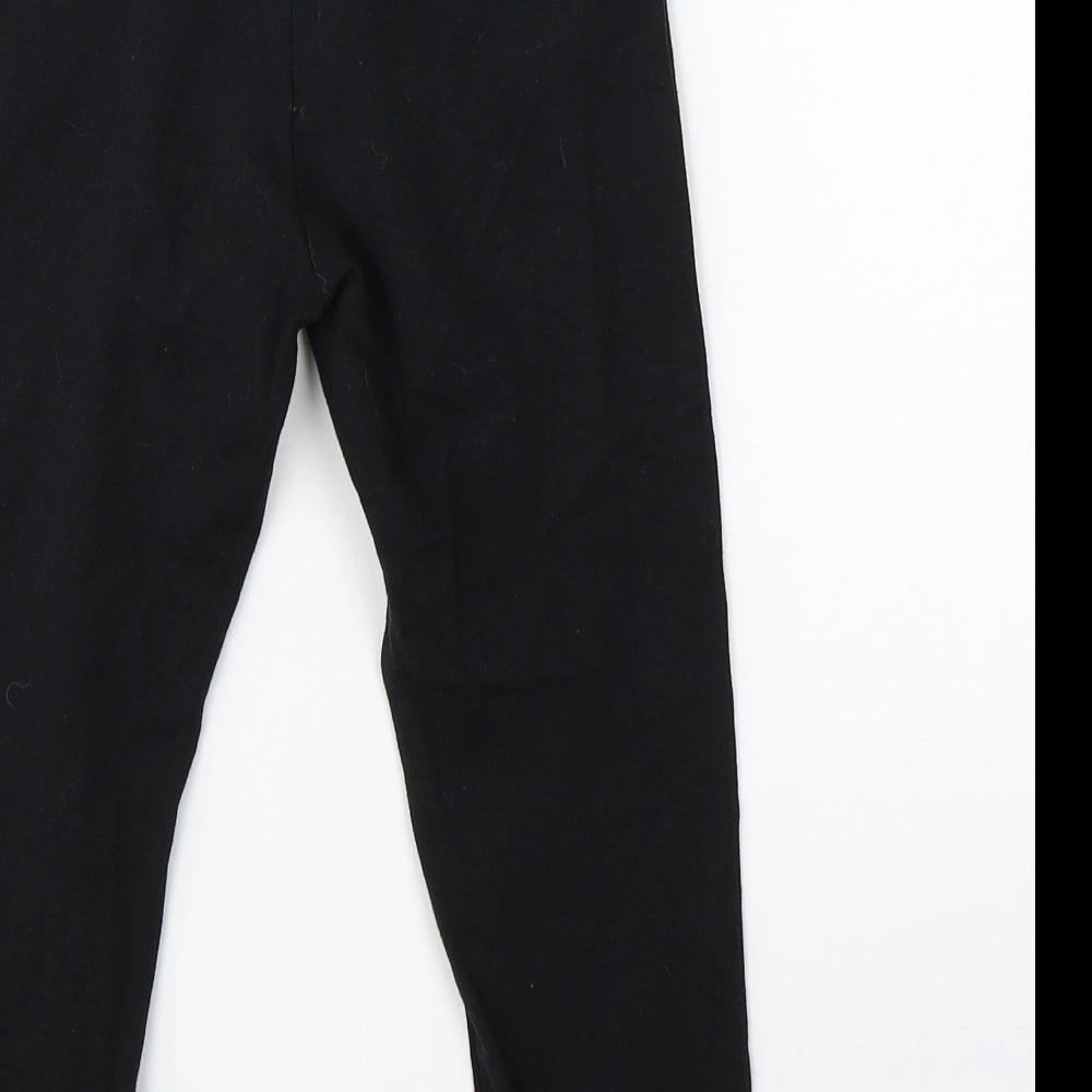 Primark Girls Black Jogger Trousers Size 11-12 Years