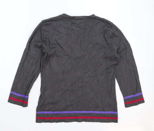 Autonomy Womens Grey Knit Pullover Jumper Size 14