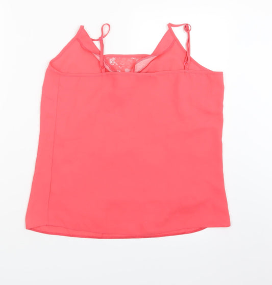 Womens UK Size 12 F&F Pink Camisole Blouse