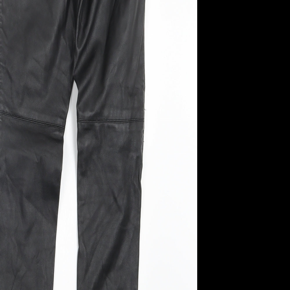Divided by H&M Womens Black Trousers Size 4 L28.5 in