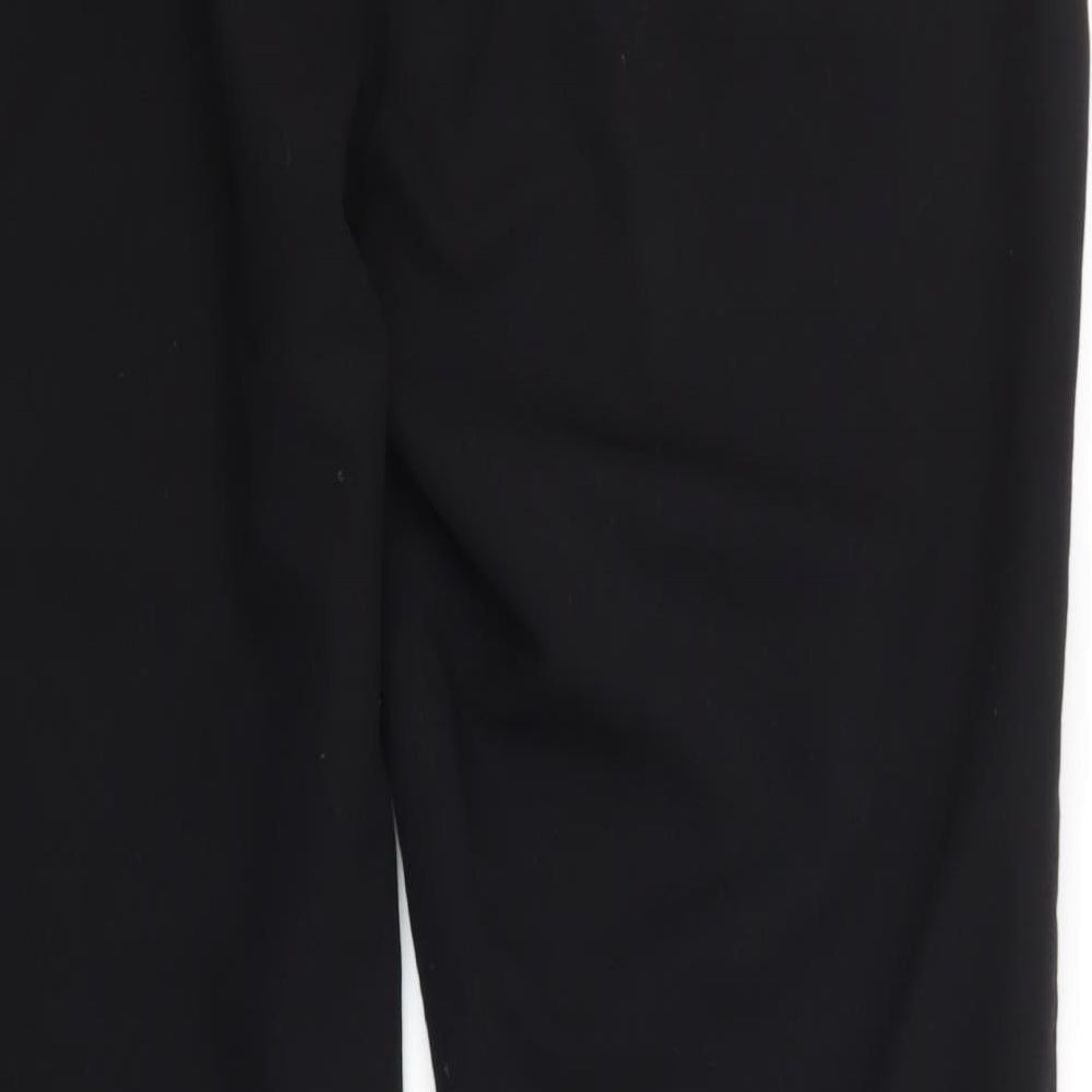 New Look Womens Black Trousers Size 14 L28 in