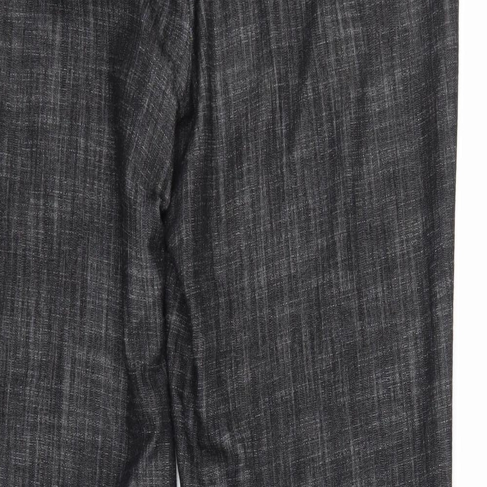 Womens UK Size 10 Per Una Regular Fit Black Trousers