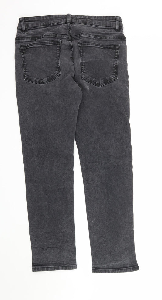 Matalan Womens Grey Denim Skinny Jeans L30 in