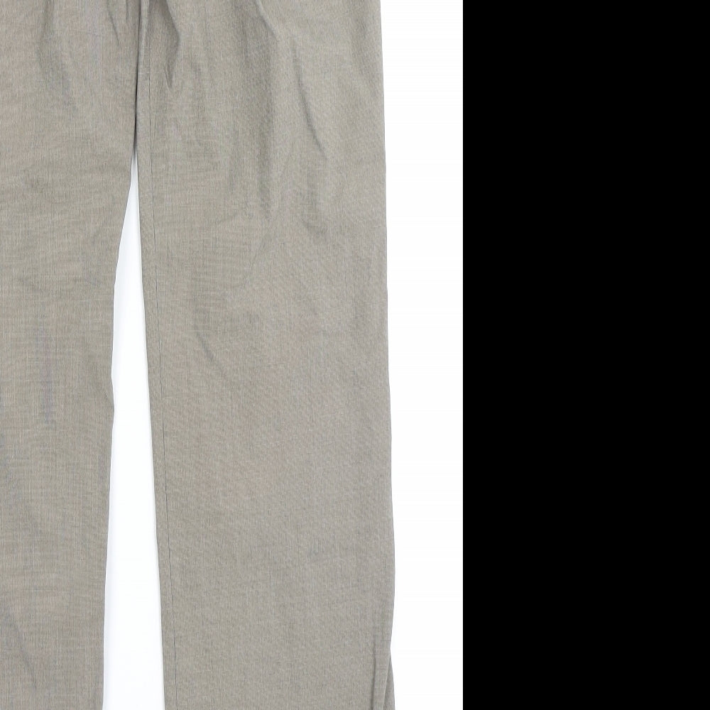MORE & MORE Womens Brown Trousers Size 12 L29 in