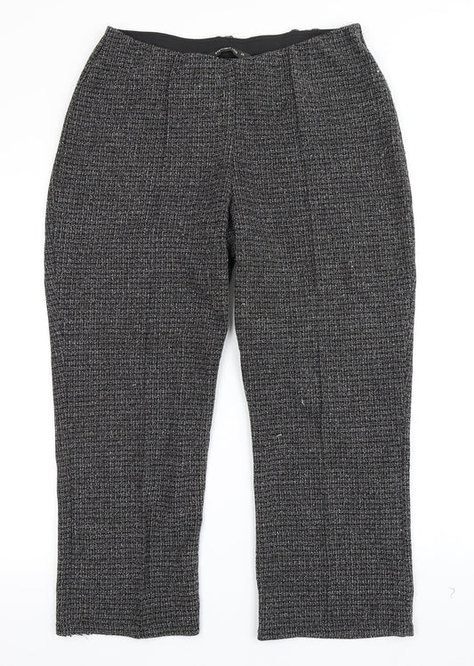 Womens UK Size 14 Bonmarché Regular Fit Grey Trousers