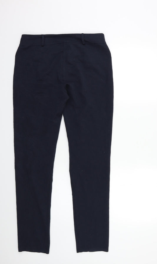 Womens UK Size 30 in Preworn Regular Fit Blue Trousers