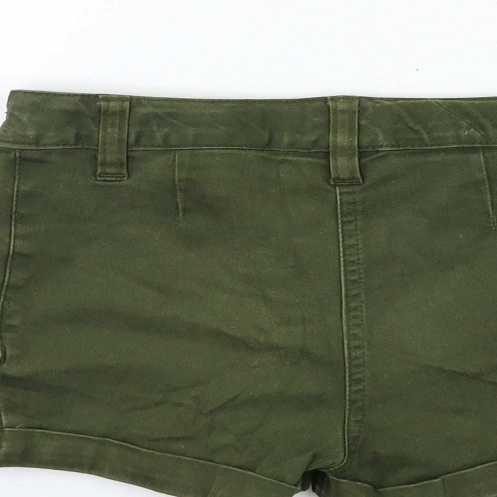 NEXT Girls Green Batik Cargo Shorts Size 4 Years
