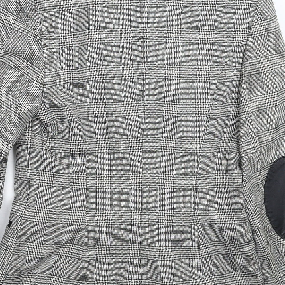 Atmosphere Womens Grey Check Jacket Suit Jacket Size 8