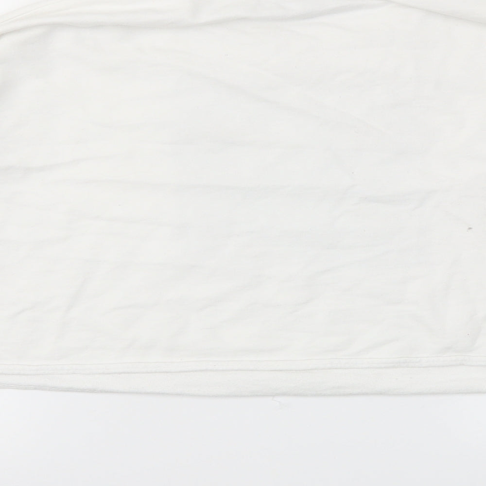 New Look Girls White Pullover Hoodie Size 14-15 Years