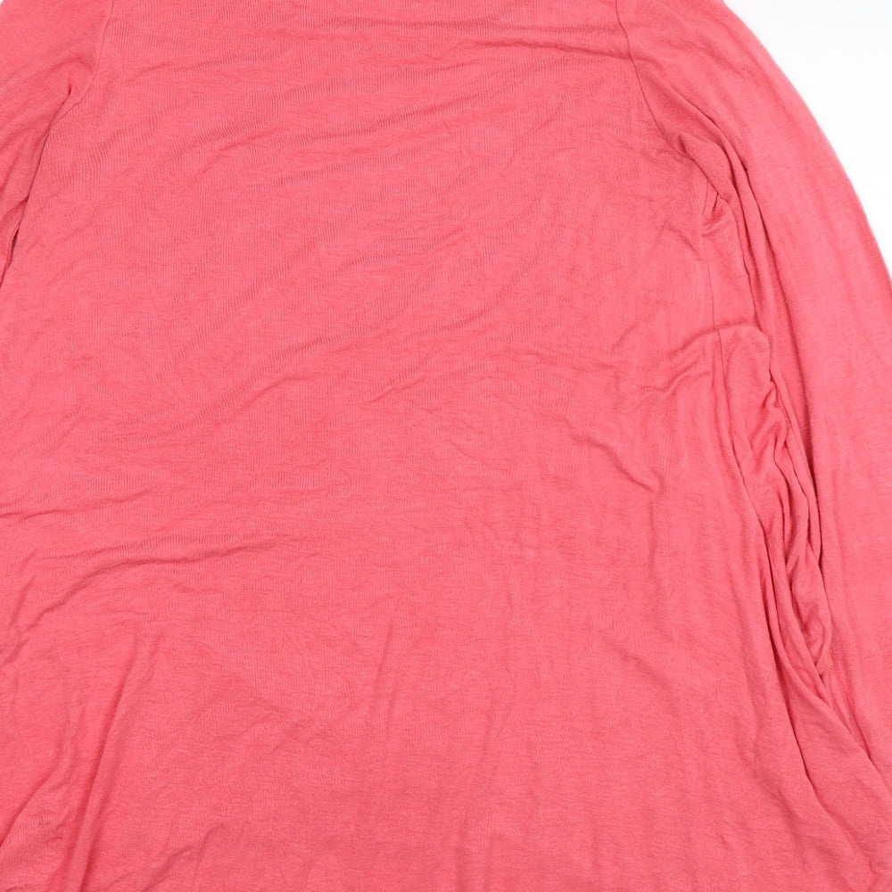 QED London Womens Pink Basic T-Shirt One Size