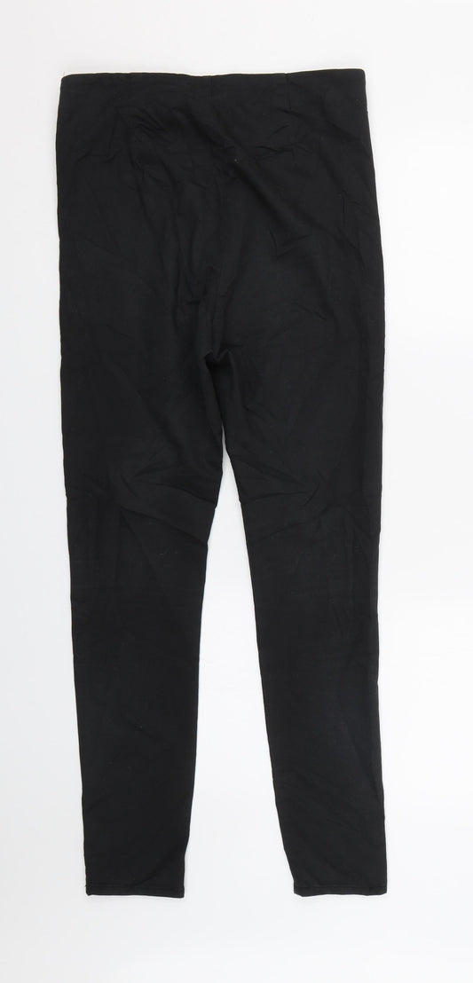 Womens UK Size 12 H&M Regular Fit Skinny Black Jeans