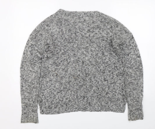 Heart & soul Womens Grey Knit Pullover Jumper Size 10 - Panda