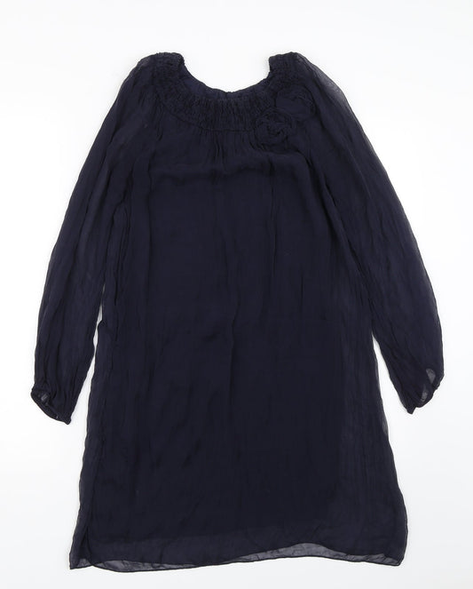 Womens UK Size S Phase Eight Blue Basic T-Shirt