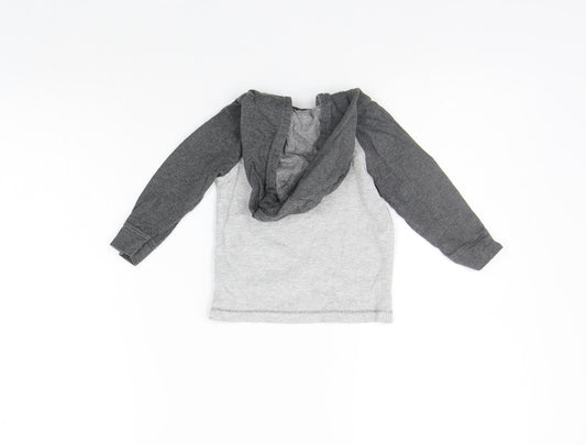 George Girls Grey Pullover Jumper Size 3-6 Months - Mickey