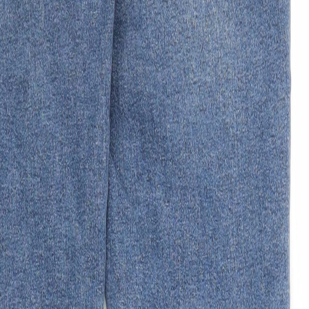 Topshop Womens Blue Denim Skinny Jeans Size 24 in L28 in