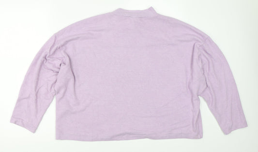 H&M Womens Purple Pullover Jumper Size M