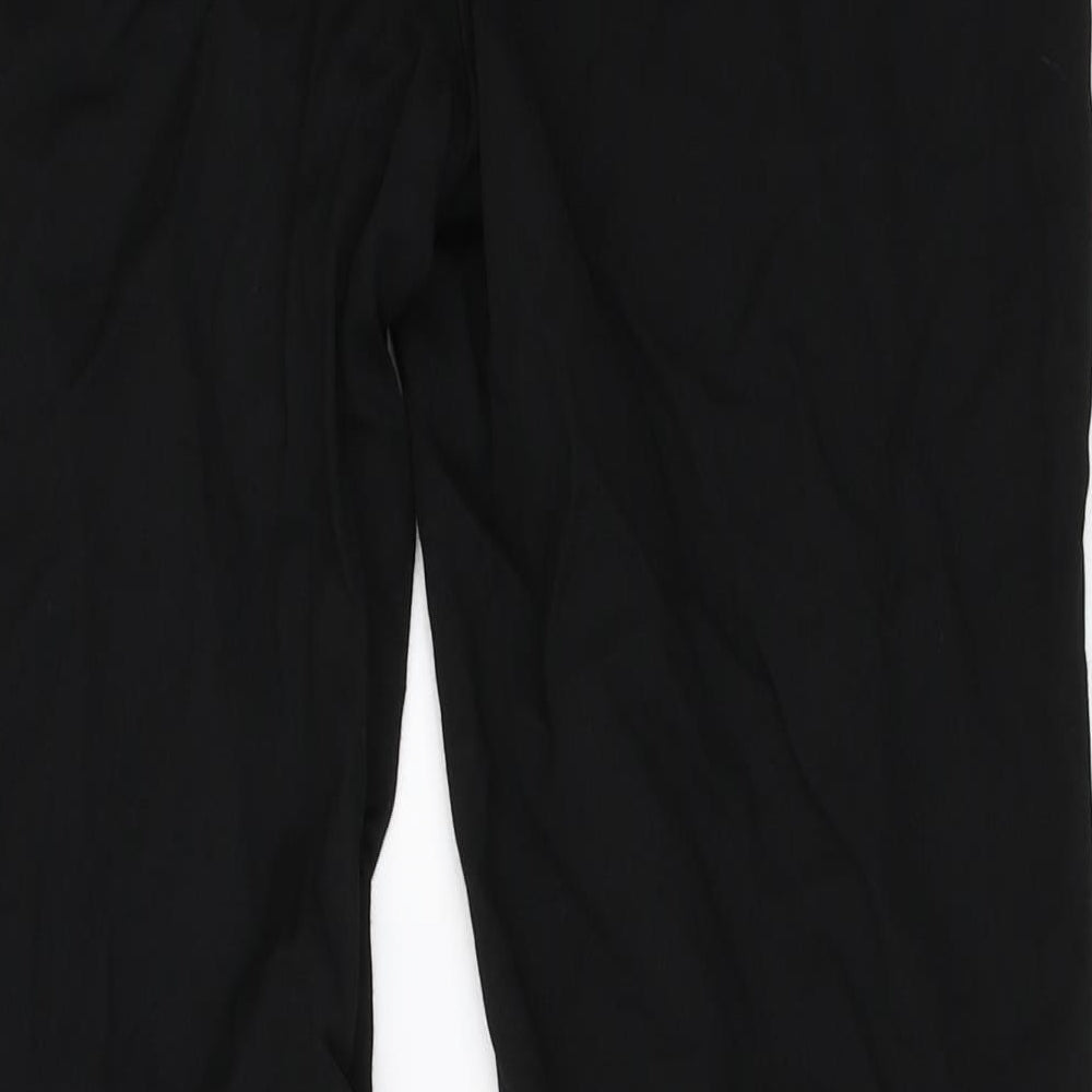 Womens UK Size 10 NEXT Regular Fit Black Trousers