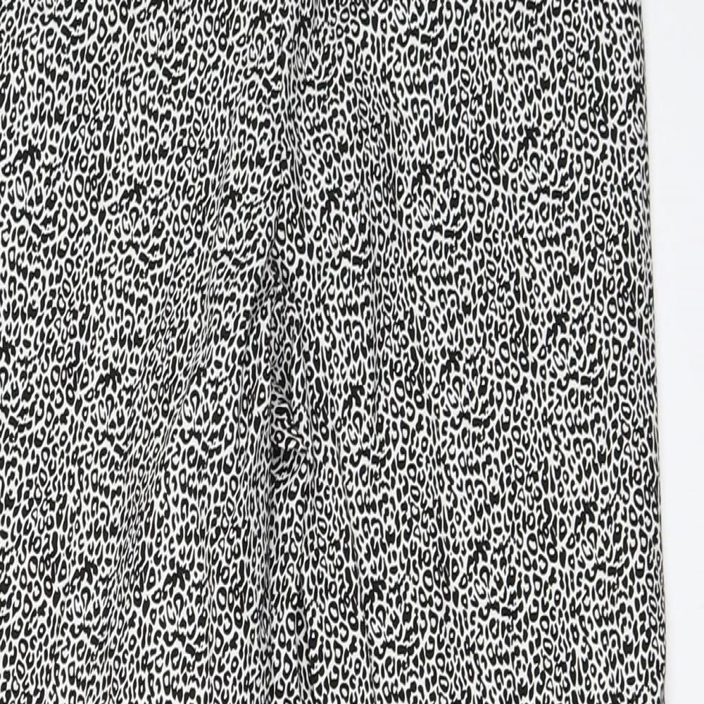 Womens UK Size 10 Julipa Regular Fit Cropped White Trousers