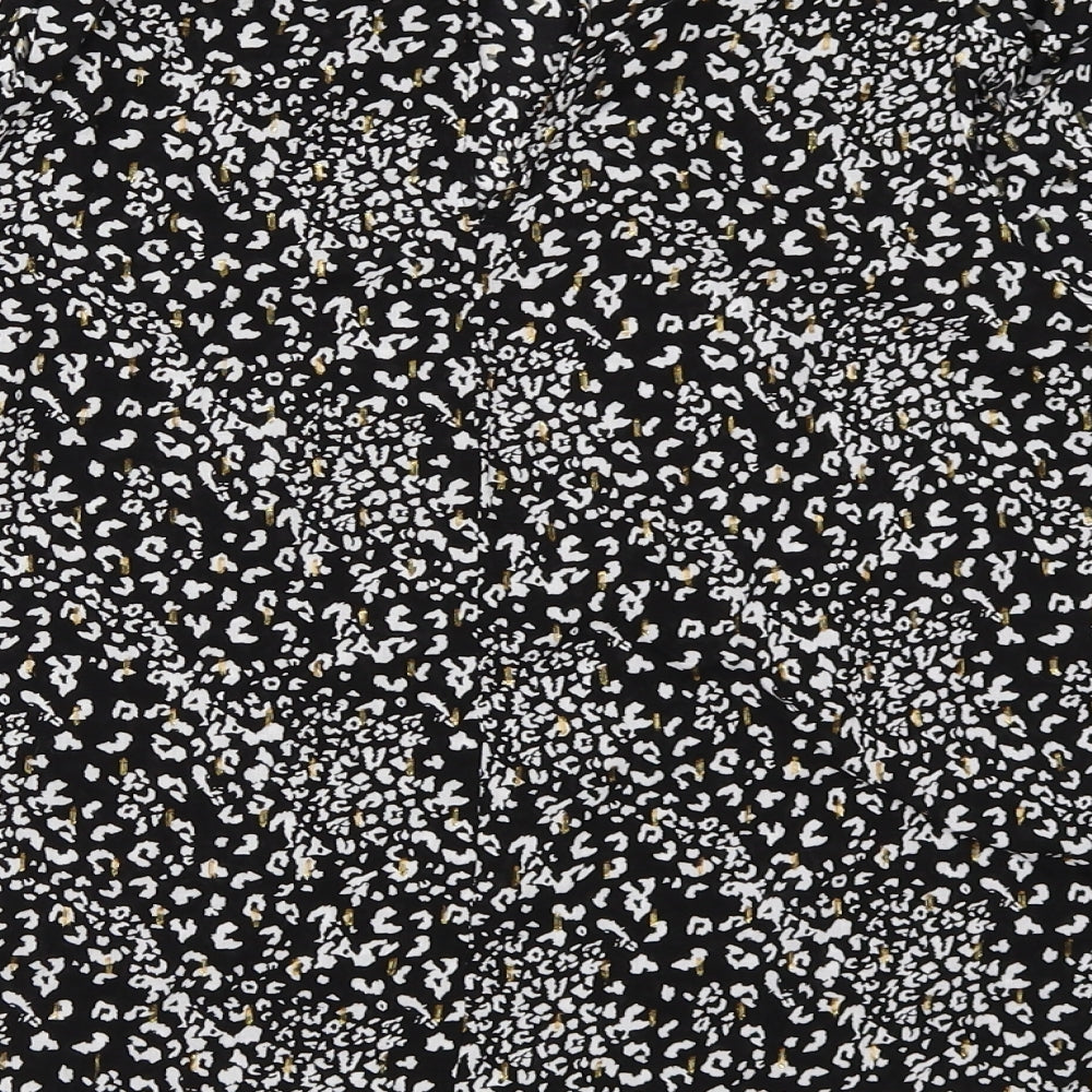 F&F Womens Black Basic Blouse Size 8