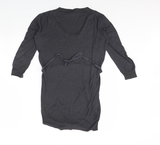 Womens UK Size 12 New Look Grey Pullover Jumper