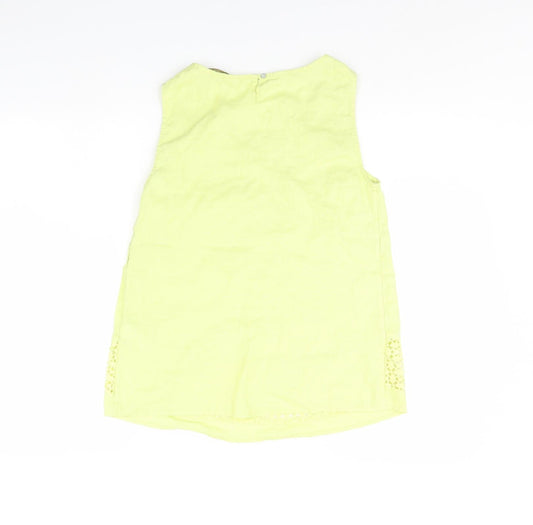 Womens UK Size 8 Monsoon Green Basic Tank