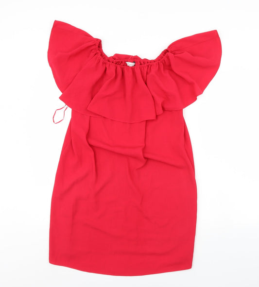 Peacocks Womens Pink Mini Size 14