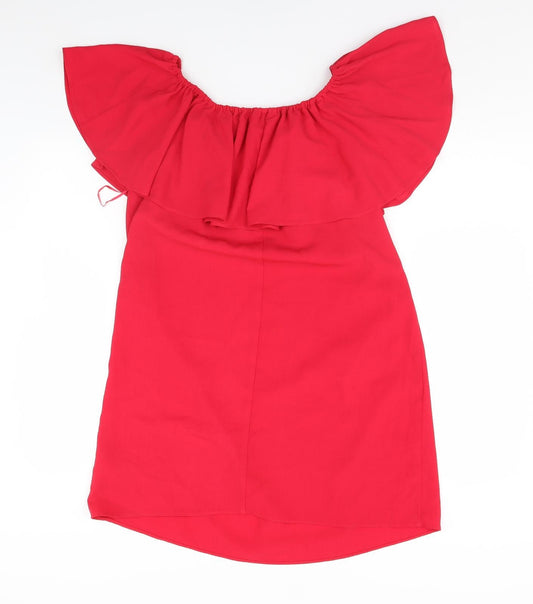 Peacocks Womens Pink Mini Size 14