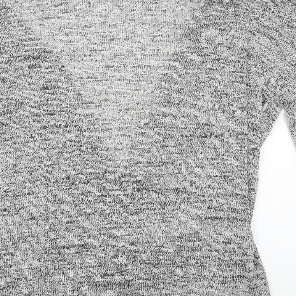 Womens UK Size M H&M Grey Cardigan Jumper