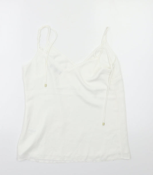 F&F Womens White Camisole Tank Size 6