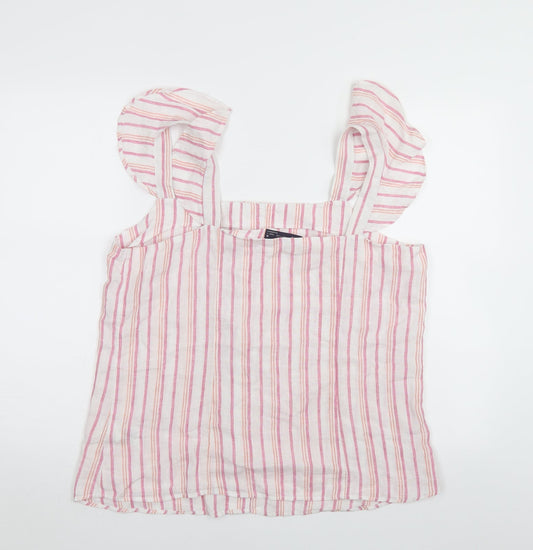 Womens UK Size 16 M&S Multicoloured Basic Button-Up