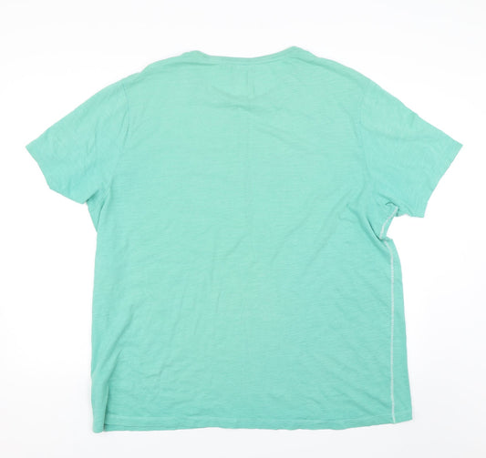 North Coast Mens Green T-Shirt Size 2XL - Newport Beach