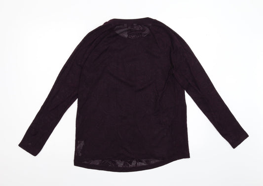 Womens UK Size 12 NEXT Purple Pullover Jumper