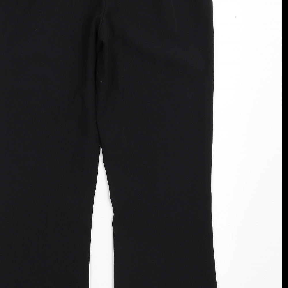 George Womens Black Trousers Size 14 L27 in