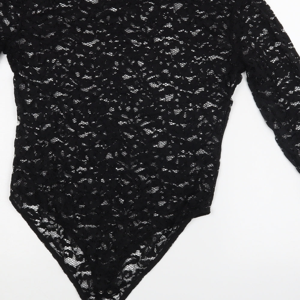 Primark Womens Black Playsuit One-Piece Size 10