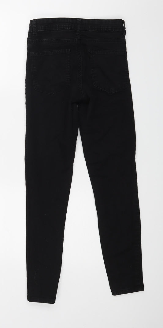 Denim Co Womens Black Skinny Jeans Size 10 L27 in