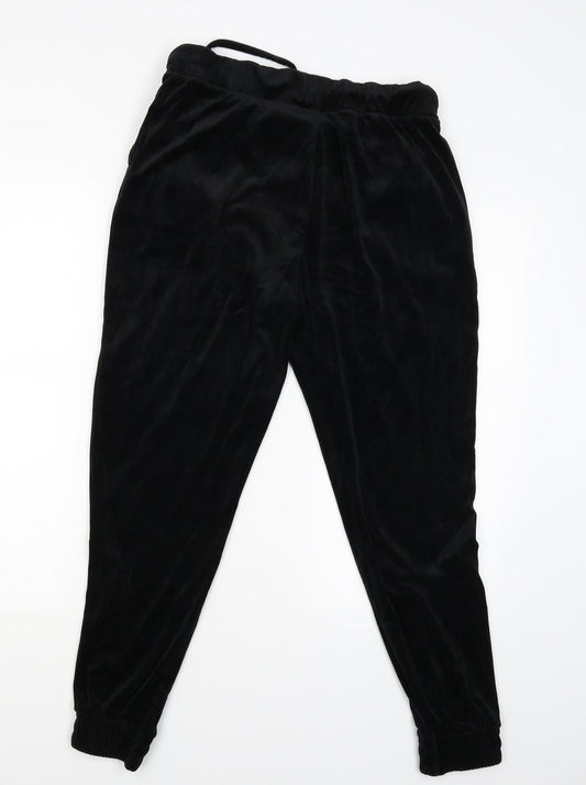 Womens UK Size M Papaya Regular Fit Jegging Black Trousers