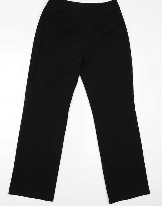 Gerry Weber Womens Black Capri Trousers Size 14 L29 in