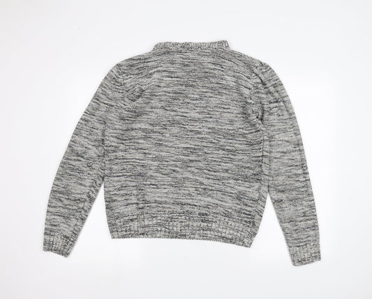 Cedar Wood State Mens Grey Pullover Jumper Size S