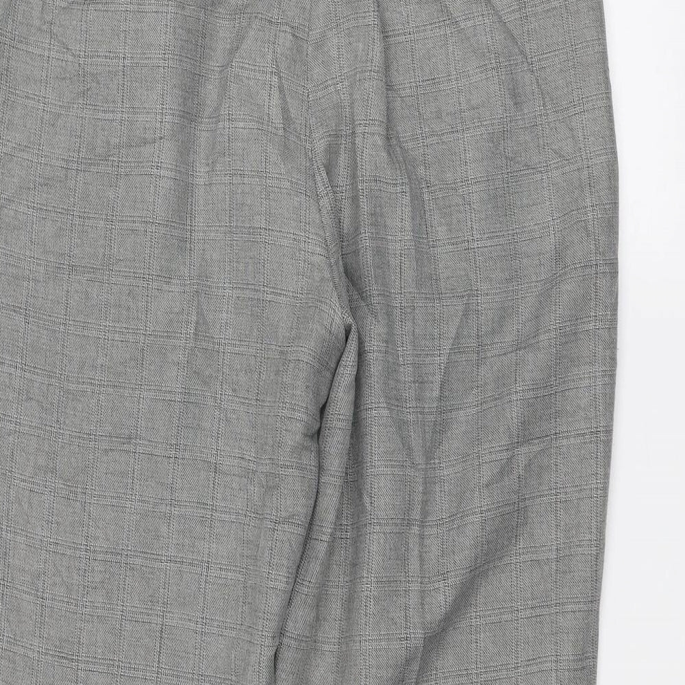 Womens UK Size 12 Marks and Spencer Regular Fit Grey Trousers