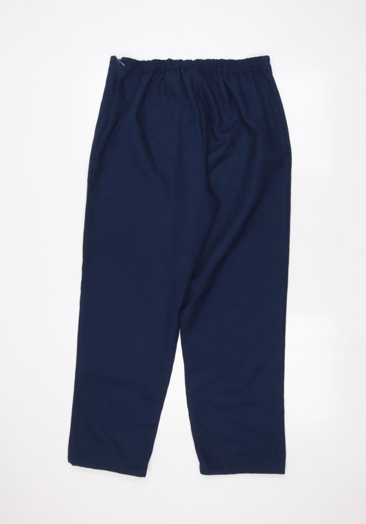 Womens UK Size 16 Daxon Regular Fit Blue Trousers