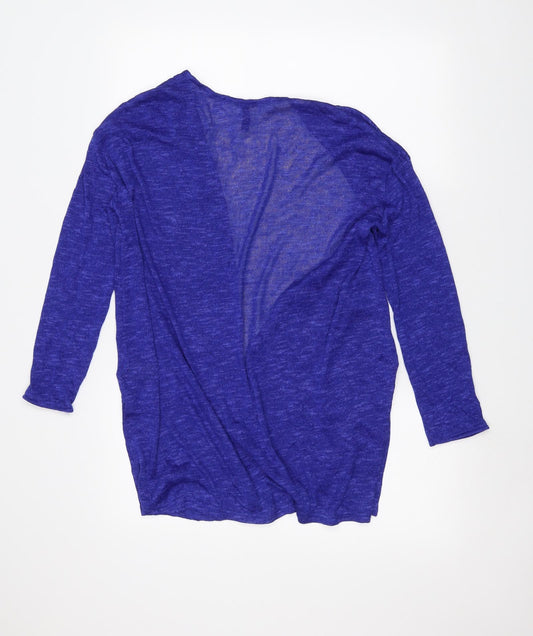 Womens UK Size S H&M Blue Cardigan Jumper