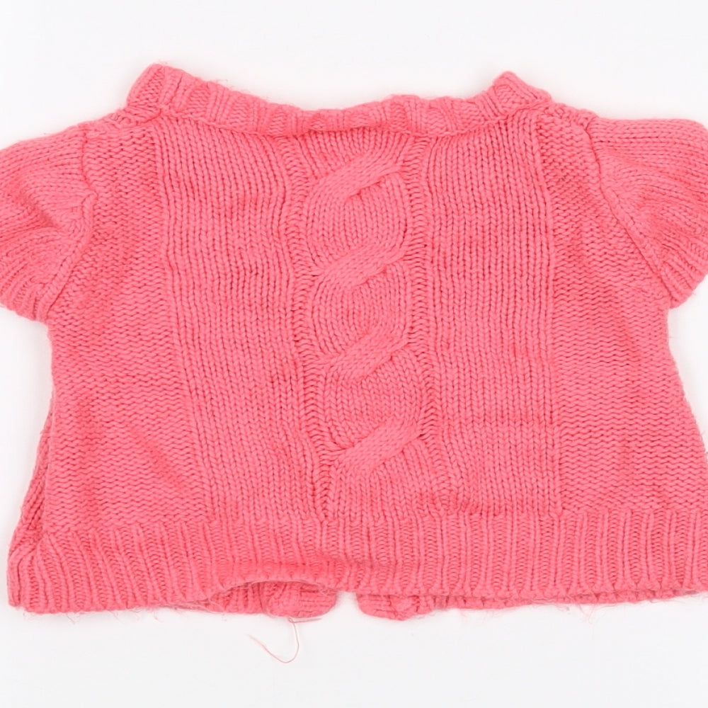 Cherokee Baby Pink Jacket Coatigan Size 12-18 Months