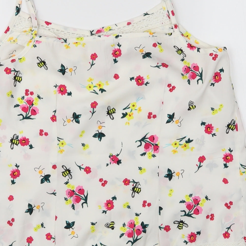 Womens UK Size 12 Henry Holland White Basic Blouse