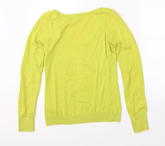 Womens UK Size S Espirit Yellow Pullover Jumper