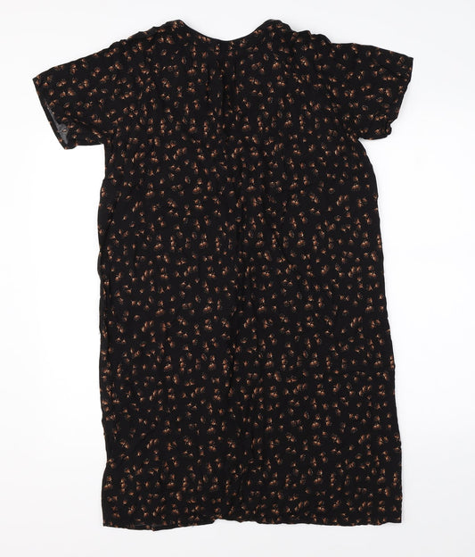 Debenhams Womens Black T-Shirt Dress Size 8