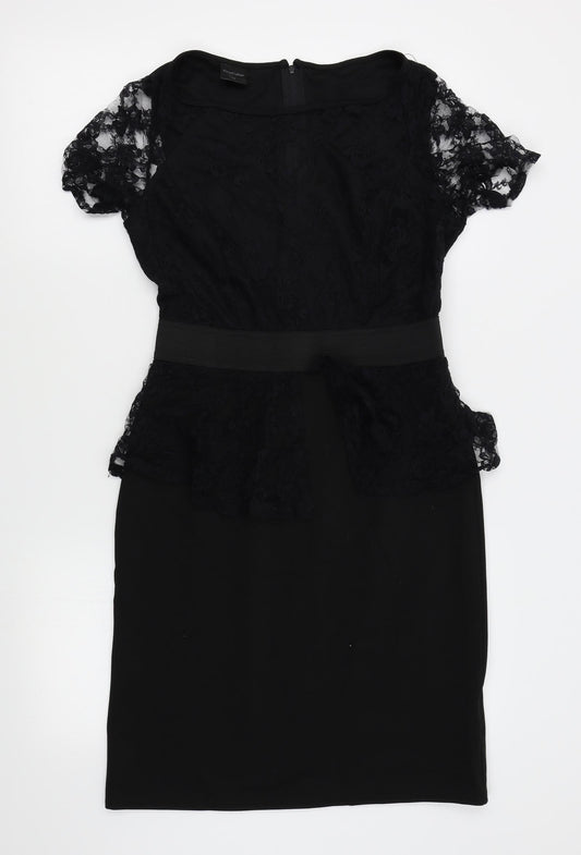 Cupcake Womens Black Pencil Dress Size 14