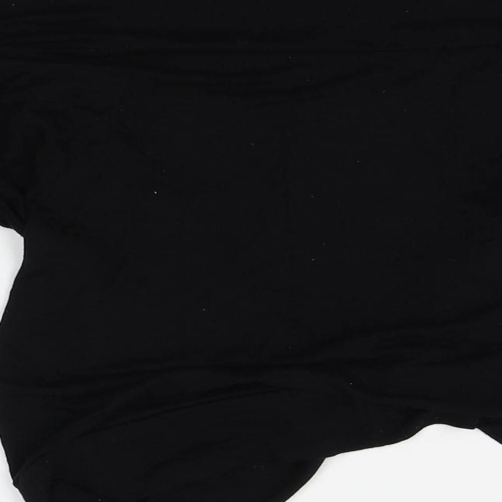 Womens UK Size L Preworn Black Cardigan Jumper
